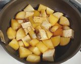 大根と焼き豆腐(厚揚げ)の煮物作り方8写真