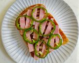 朝食ランチ♡ピザトースト作り方2写真