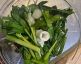 とろ豚レバしゃぶニラだれと塩ごま油作り方5写真
