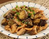簡単！豚肉となすのオイスターソース炒め作り方3写真