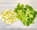 まったり美味しい♪セロリと竹輪・チーズのサラダ作り方1写真