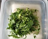 牡蠣と春菊のマリナーラスパゲッティ作り方3写真