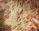 うどとツナのトマトパスタ作り方9写真
