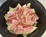 豚バラとキャベツの柚子胡椒ポン酢蒸し作り方3写真