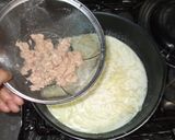 ツナクリームパスタ♪簡単牛乳豆乳チーズ作り方10写真
