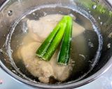 基本の☆茹で鶏＆大葉ソース作り方5写真
