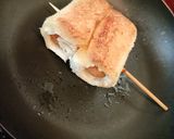 揚げ焼き!食パンでウインナーチーズドッグ作り方4写真