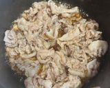 豚肉のかき玉あんかけうどん作り方2写真