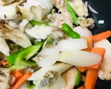 鶏肉のあまから炒め青椒肉絲風作り方2写真
