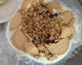 干し柿とチョコとグラノラレアチーズケーキ作り方3写真