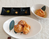 簡単つまみ飯・2種類の海老しんじょう作り方4写真