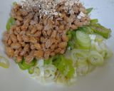納豆オムレツ〜キッシュ風〜作り方1写真
