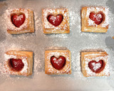 ハートのいちごチョコパイ作り方6写真