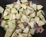 ナスとトマトの加賀野菜入りスープカレー作り方1写真