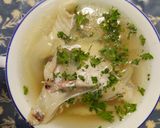 鯛のアラ汁（コンソメ味）作り方6写真