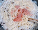 明太子(たらこ)クリームパスタ作り方5写真