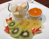 ラフランスはこのカットで食べやすい♪作り方4写真