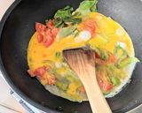 レタスの外葉とトマトの節約炒め作り方4写真