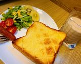 塩バターハニートースト作り方4写真