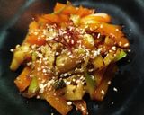 エコ副菜🥦ブロッコリーの茎【簡単きんぴら風】節約作り方4写真