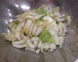 ひじきと白菜のアーモンド和え作り方3写真