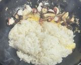 タコとしめじの和風だし炒飯🐙チャーハン😋作り方3写真