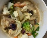 肉無豆腐クリーミー梅炒飯味豆腐野菜炒め作り方16写真