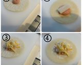 餃子の皮で明太もちチーズ焼き作り方2写真