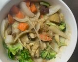 お一人様レモン親子丼味根菜たっぷり野菜炒作り方21写真