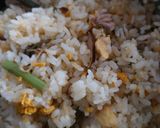 いちご煮缶で白い炊込御飯作り方7写真