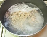 鶏とかいわれの冷たいお蕎麦作り方5写真