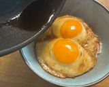 贅沢卵2個!濃旨バターベーコンエッグ丼作り方6写真