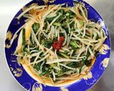 時短♪ ニラと もやしの レンジ蒸し 甘辛味で作り方6写真