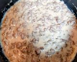 簡単ランチ！白いミートソースのパスタ作り方6写真