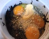 ひじきリメイク〜甘酢あんかけオムレツ作り方2写真