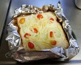 飯盒(はんごう)でチーズトースト作り方1写真