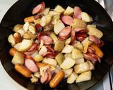 ソーセージとチーズのジャーマンポテト作り方8写真