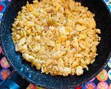 去りゆく秋ご飯＼ネギ味噌ダレの栗そぼろ／作り方6写真