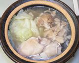 鶏肉とキャベツと舞茸の水炊き作り方5写真