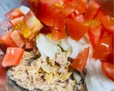 ツナとトマトのサッパリそうめん作り方4写真