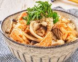 鮭ときのこの炊き込みご飯作り方7写真