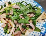 ウインナーと舞茸の塩なしワンパンパスタ作り方3写真