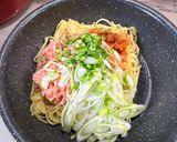 酸っぱいキムチも旨旨!しっとりニラキムチ焼きそば作り方4写真