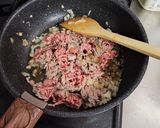 ひき肉ガッツリ！濃厚ナスのポロネーゼ作り方4写真
