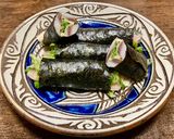 しめ鯖とガリと大葉で海苔巻き作り方5写真
