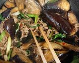 茄子と豚肉の豆板醬炒め作り方6写真