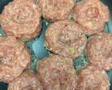 牛カルビマヨネーズ風ミニバーグ♪作り方3写真