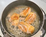 大葉で挟んだ♪鶏もも肉の梅酢炒め作り方6写真