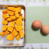 極上！かぼちゃのクリチパウンドケーキ！ハロウィン作り方1写真