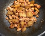 鶏胸肉とさつまいもの甘辛炒め作り方6写真